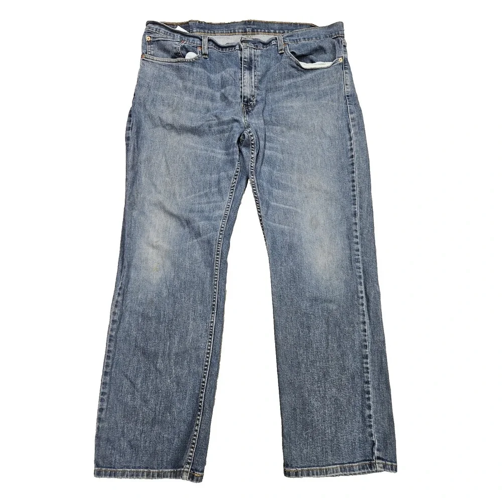 Levi's 559 Mens 38x32 Jeans Relaxed Straight Leg Blue Denim Pants Casual